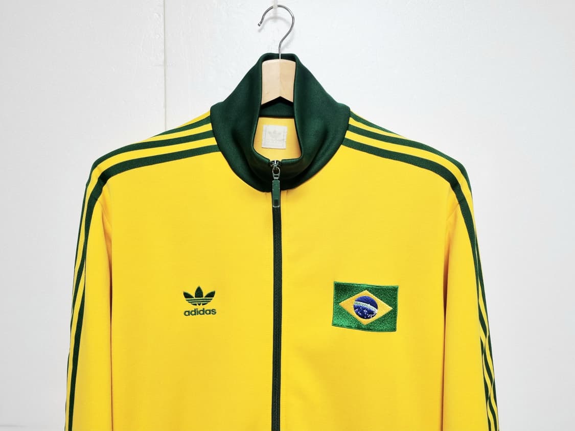 남성 빈티지 아디다스 FIFA 월드컵 브라질 불꽃 트랙탑 져지 집업 저지 상품이미지2