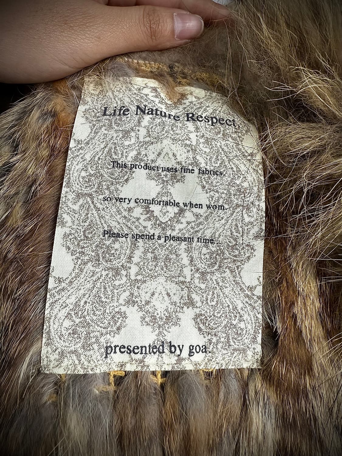 G.O.A fur vest 상품이미지5