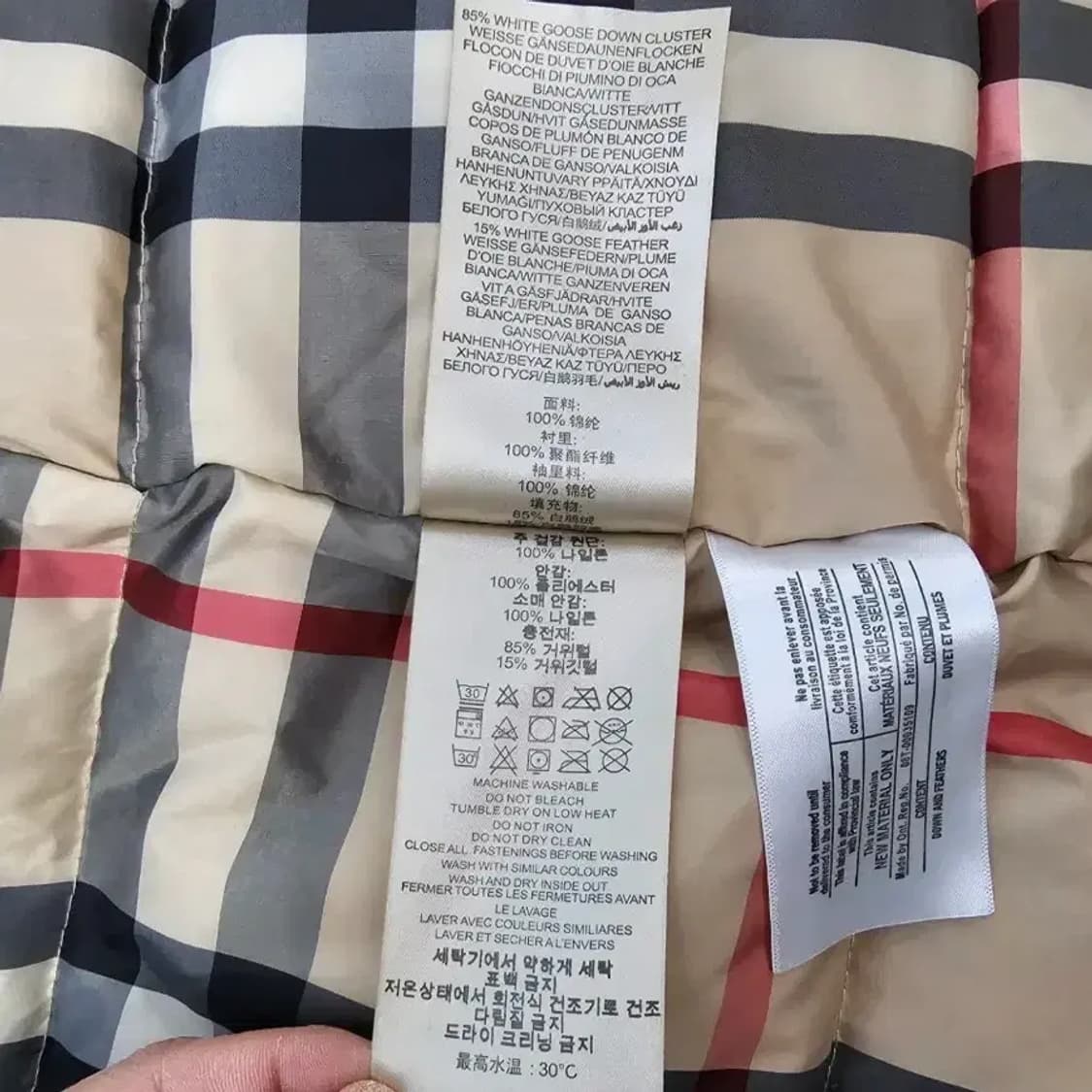 버버리 브릿 여성 패딩 코트 블랙 ~66 상품이미지8