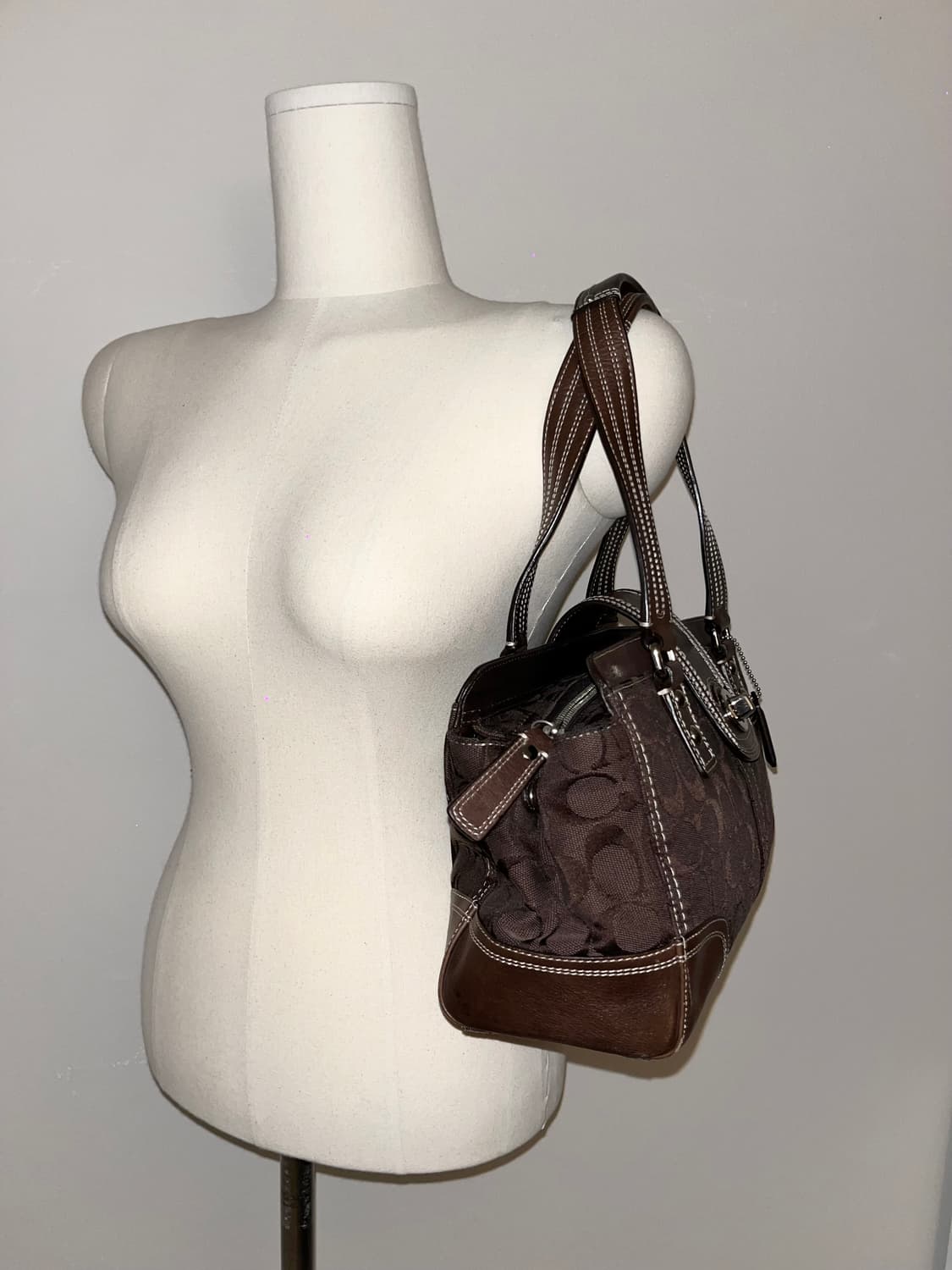 📦 Coach All Brown Shoulder Bag 상품이미지6