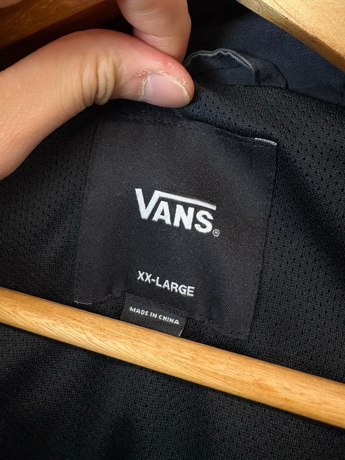 반스 카키 블랙 아노락 바람막이 상품이미지5