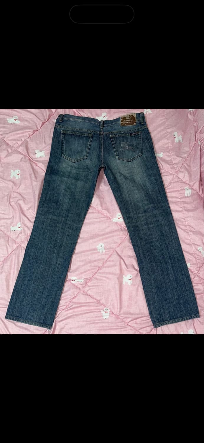 버버리 블랙라벨 슬림스트레이트 데님 팬츠 32사이즈 상품이미지2