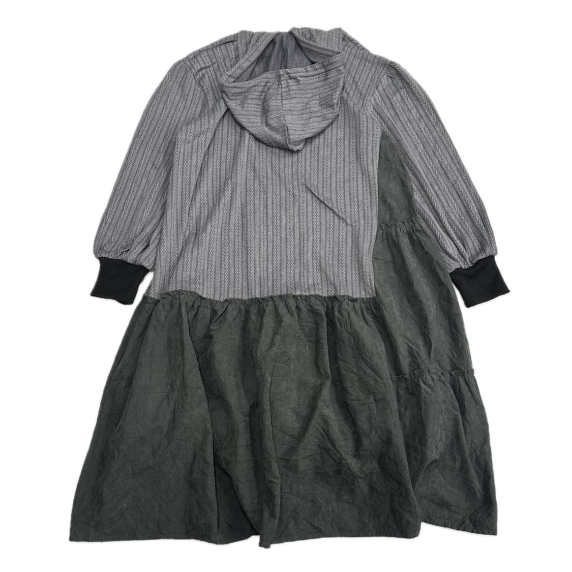 엑시즈팜 지뢰계 양산형 후드 롱 원피스 마계 공겜여주 데빌 히피 상품이미지3