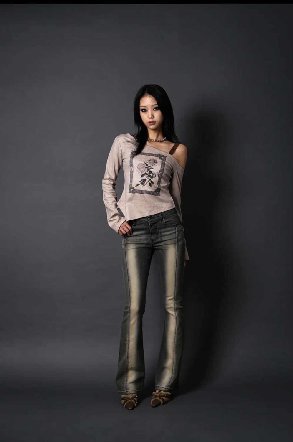 달링유어배드 부츠컷 바지 블랙 상품이미지4