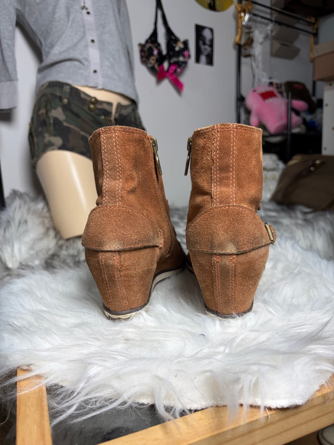 Ash 아쉬 스웨이드 웨지힐 스니커즈 상품이미지5