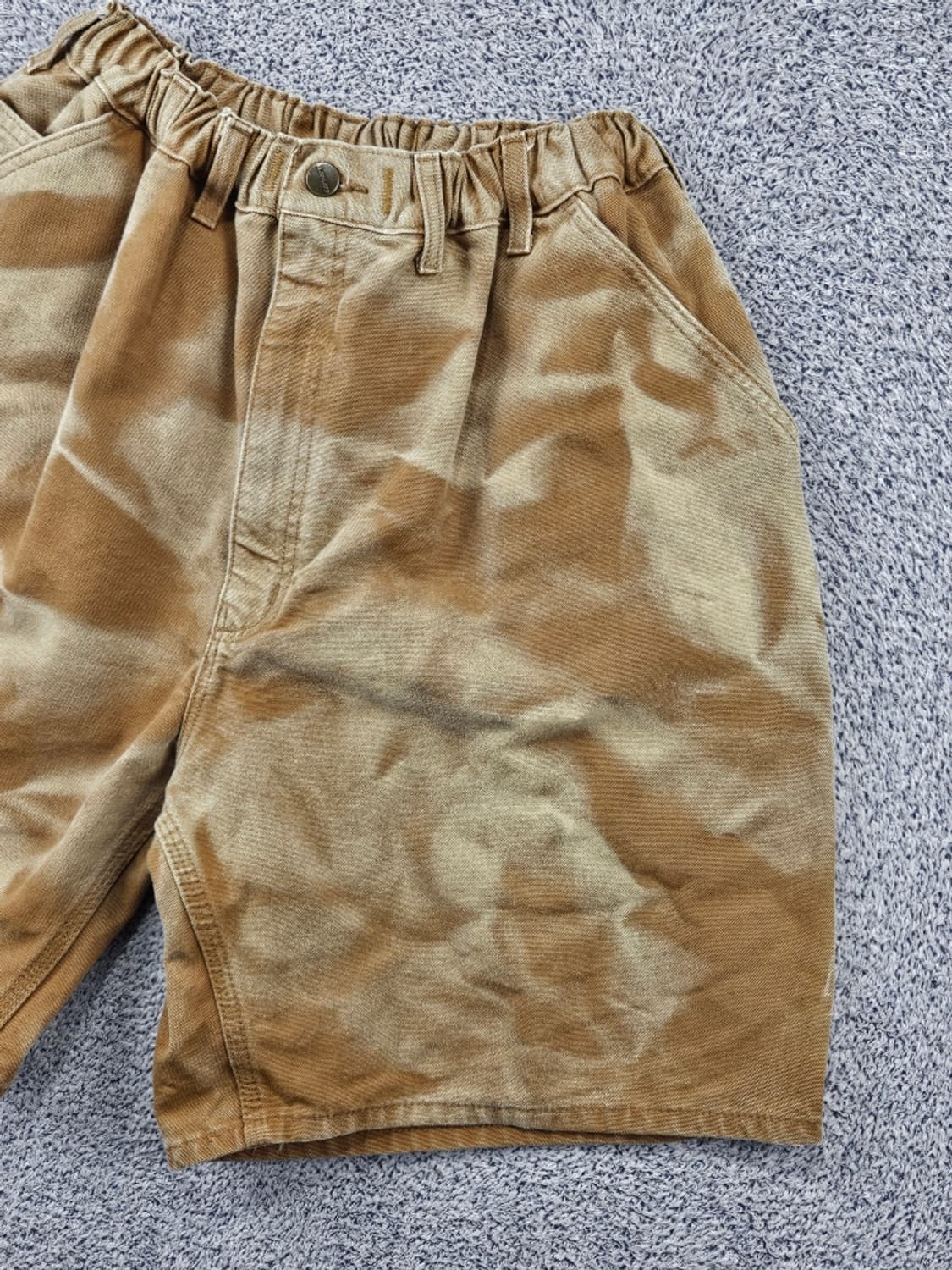 칼하트 다잉 밴딩 커스텀 덕캔버스 카펜터 워크 쇼츠 (44")/11644 상품이미지6