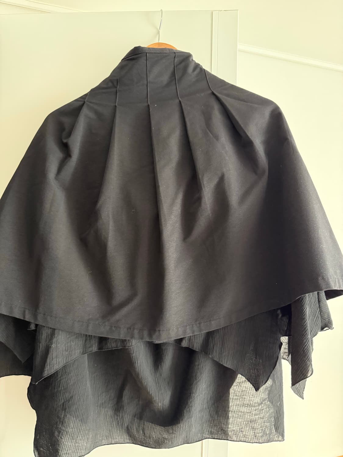 미세키서울  Layered skirt pants set BLACK 상품이미지3