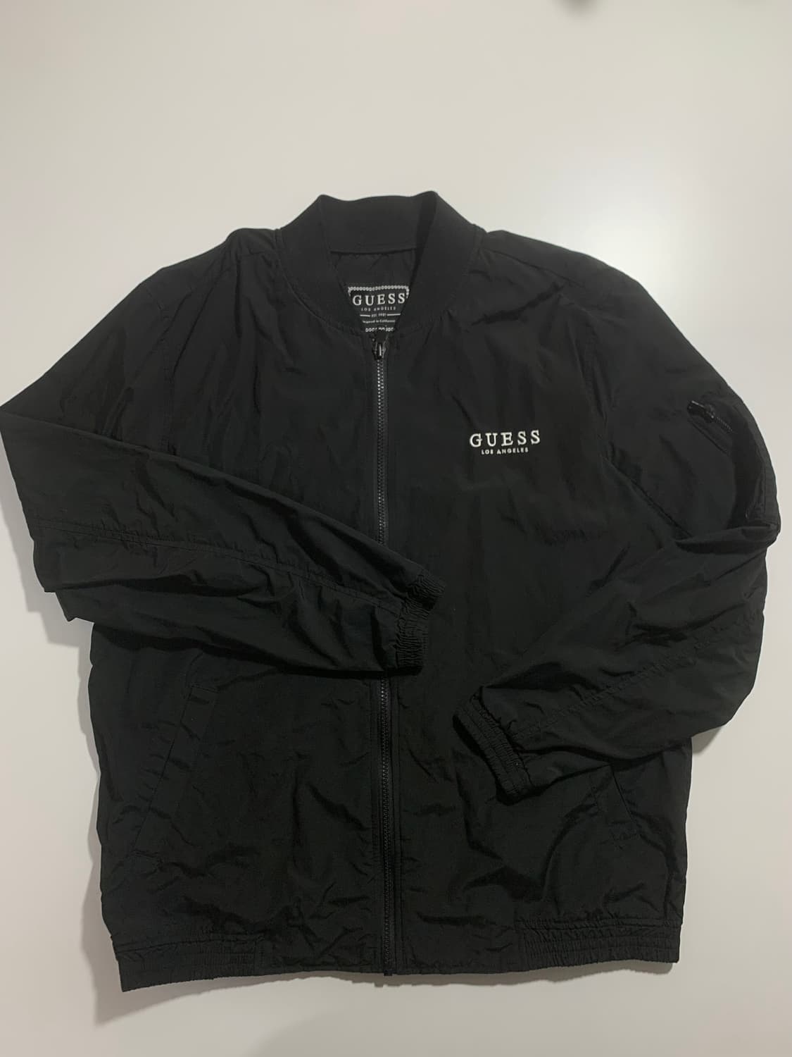 게스 블랙 항공점퍼 XL 사이즈 상품이미지1