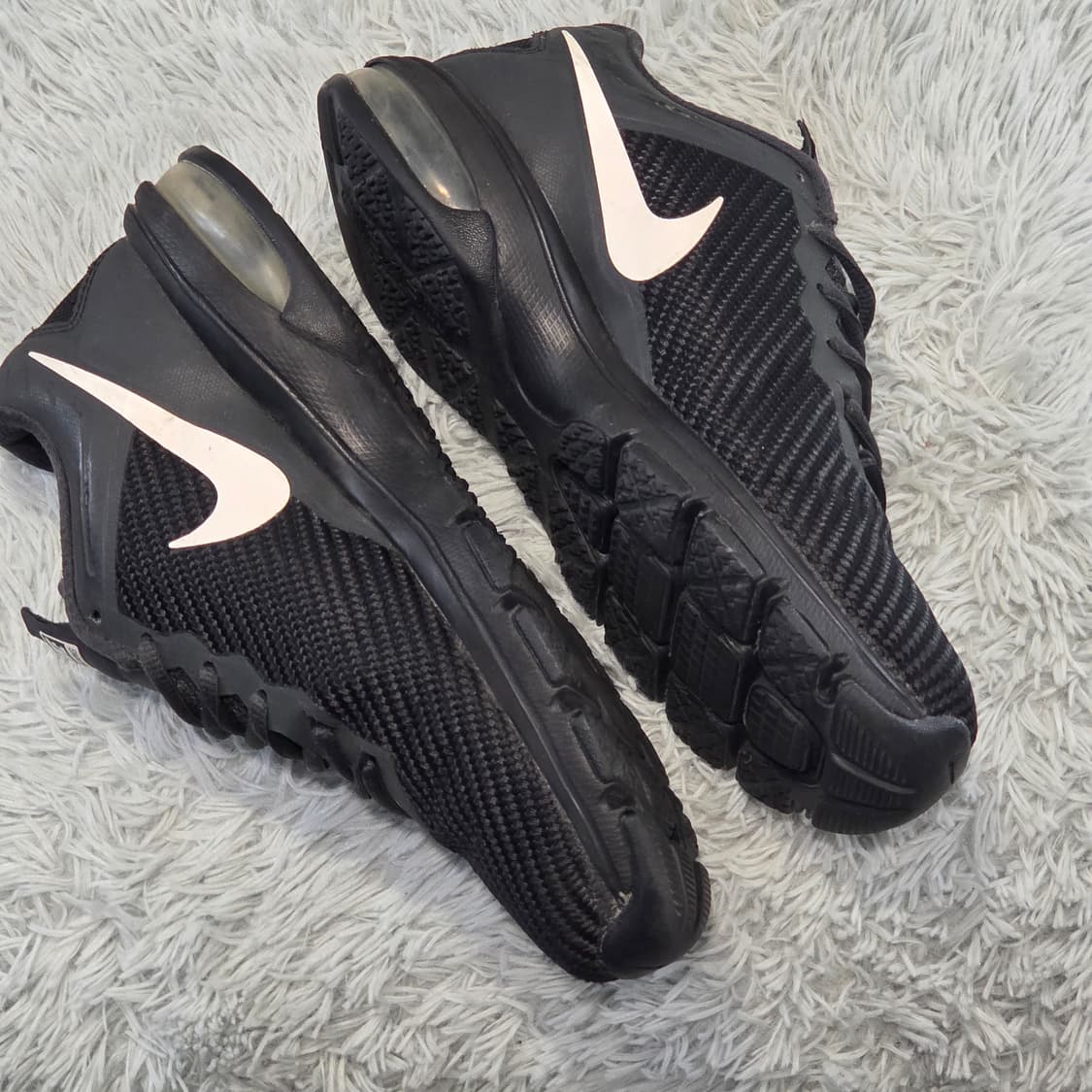 4q-22:나이키 에어맥스 블랙 트레이닝 스니커즈 (24cm) 상품이미지7