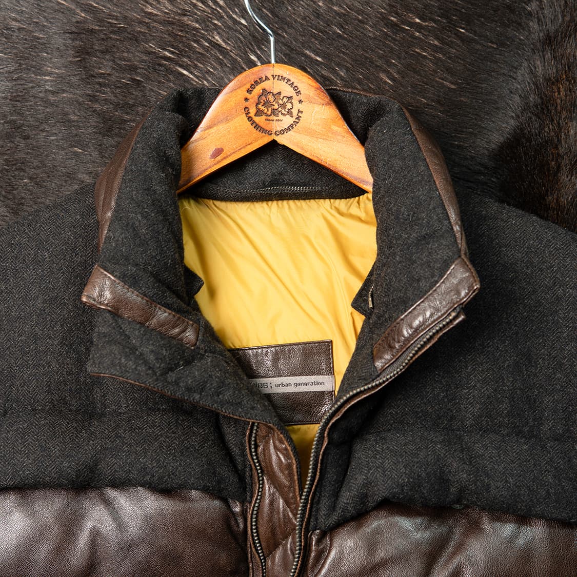 [97] 시리즈 램스킨 레더 다운 자켓  상품이미지2