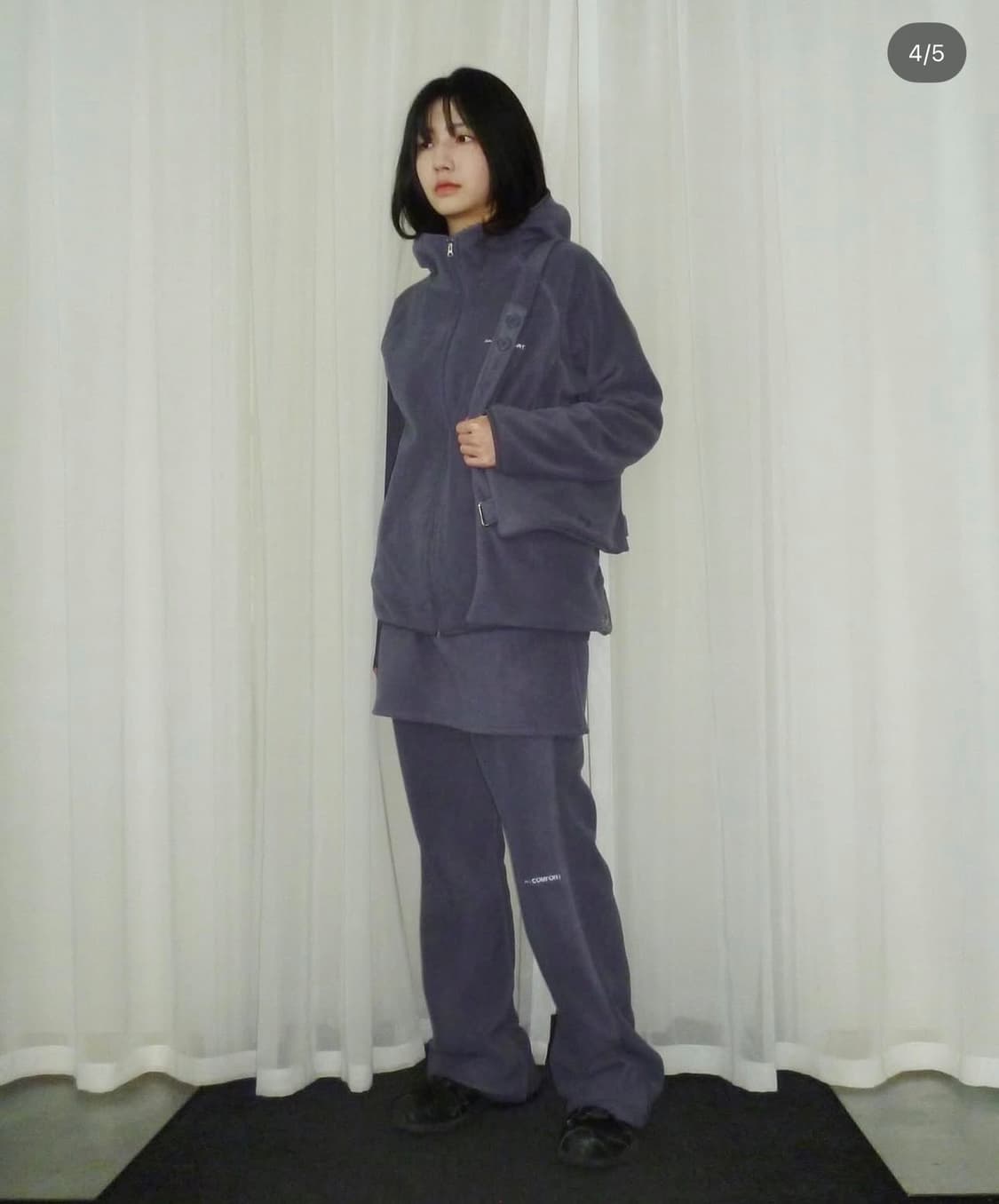 지초이컴포트 24-006 플리스 슬림 레이어드 팬츠 (40cm ver.) 상품이미지2