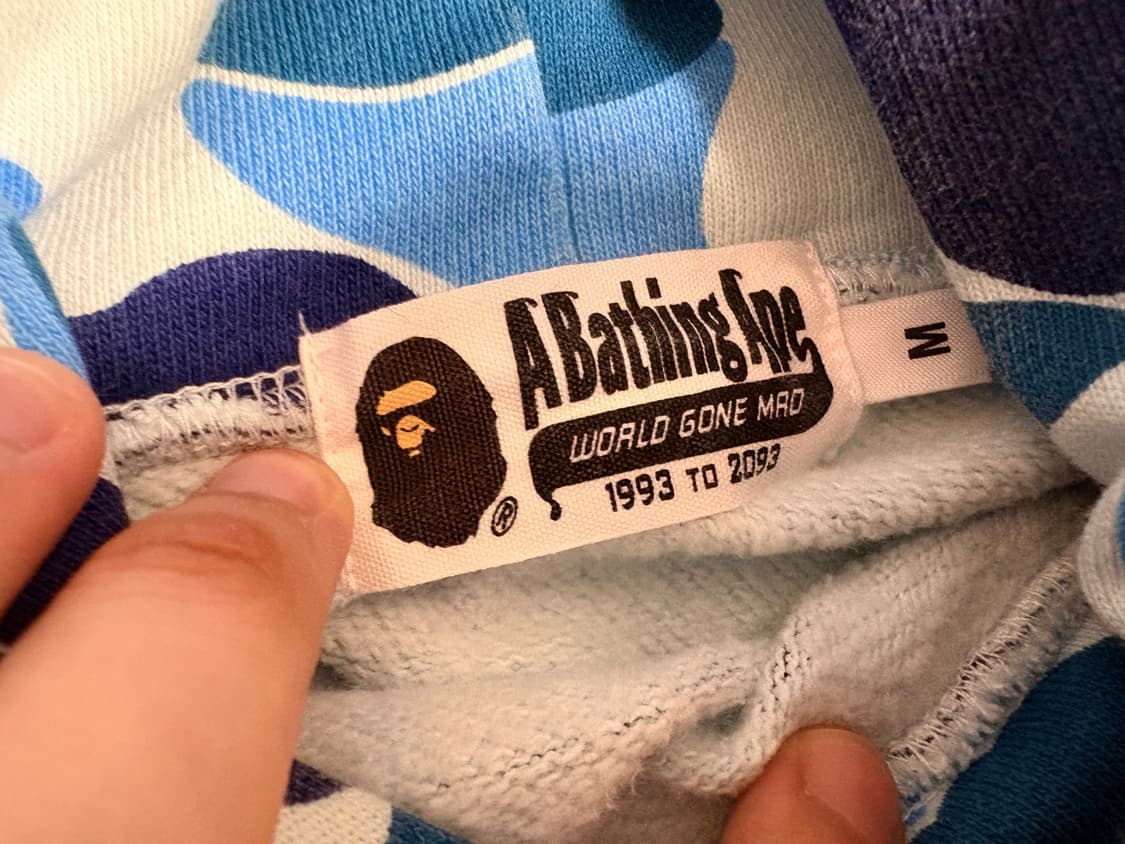 정품 베이프 abc 가모 후드티 상품이미지5