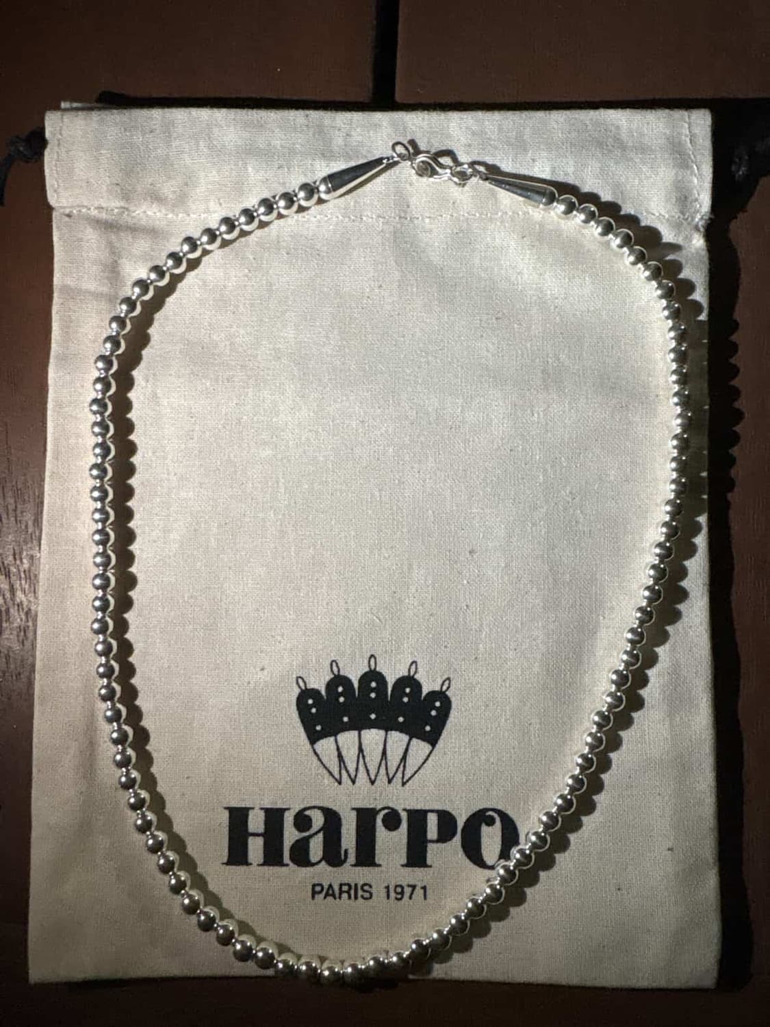 아르포파리 5mm 실버볼 목걸이 상품이미지1