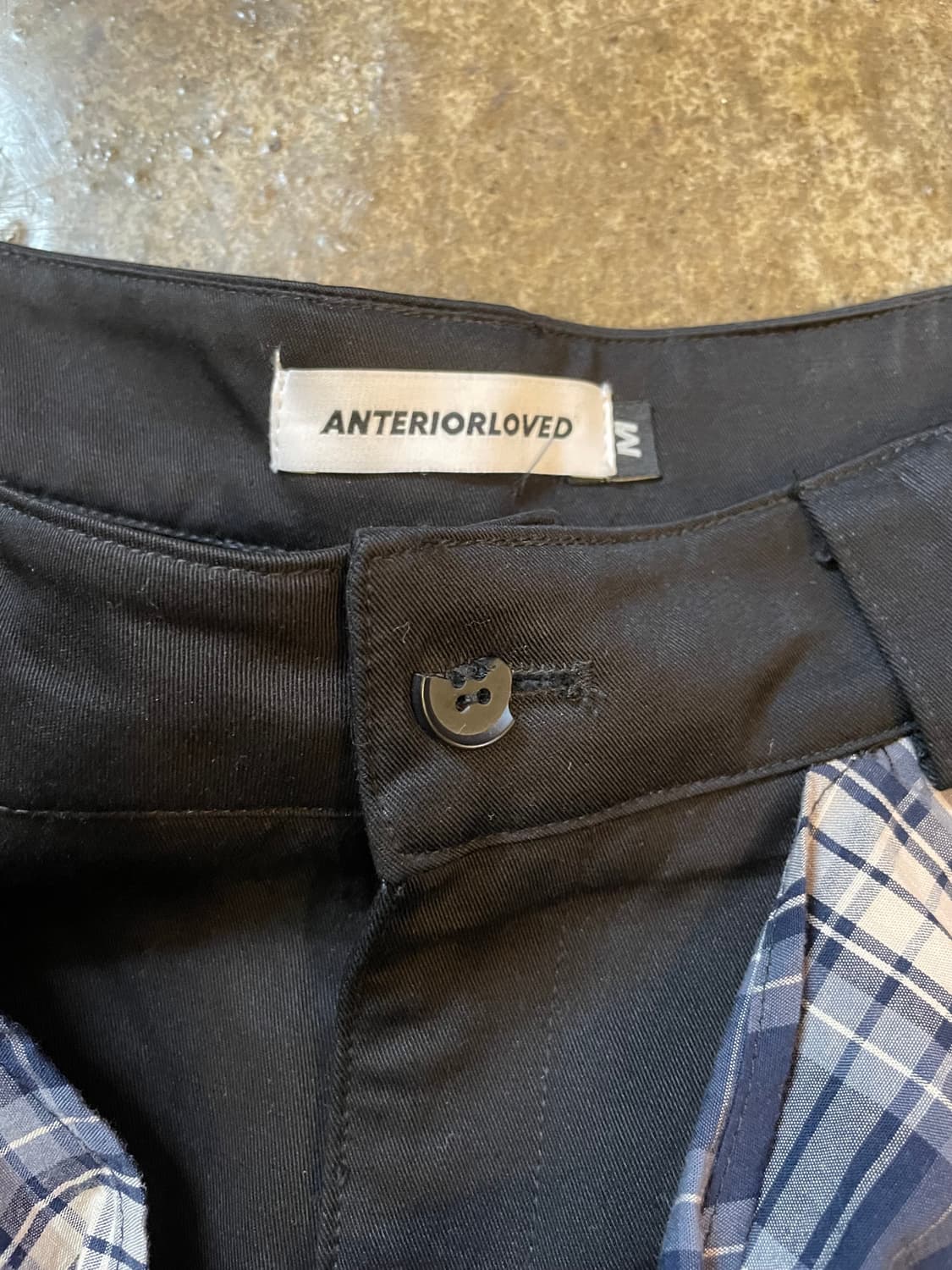 ANTERIORLOVED 레이어드 코튼 팬츠  상품이미지4