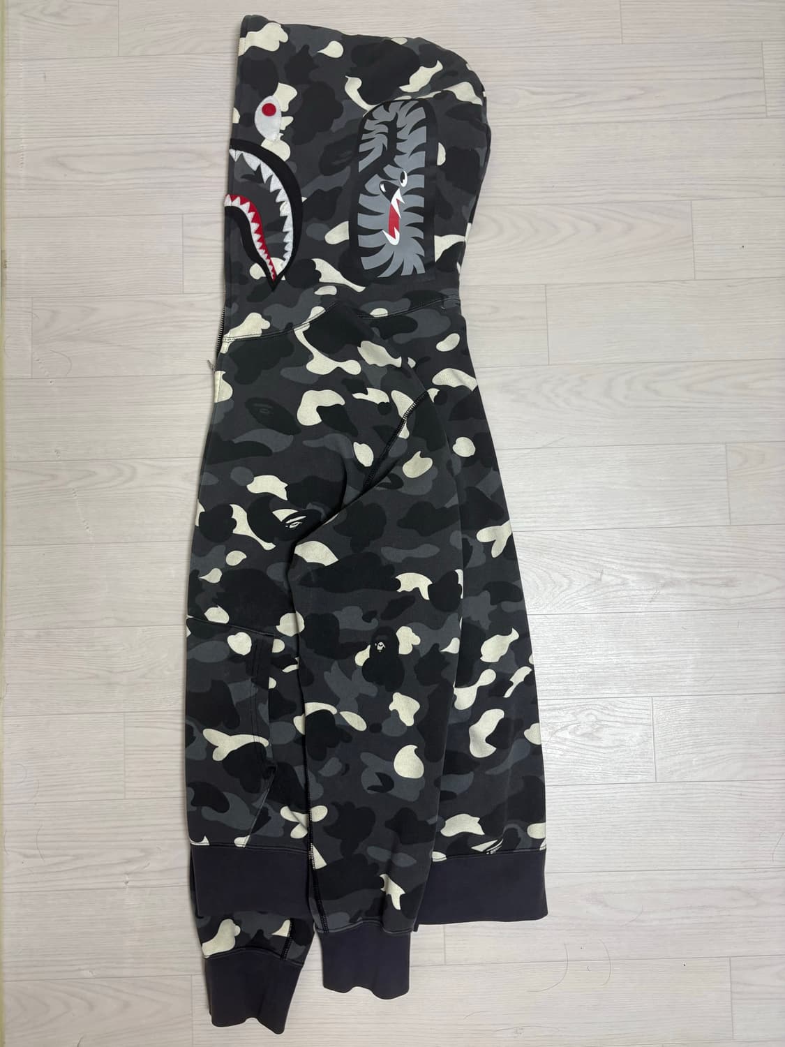 [2XL] 베이프 시티카모 샤크후드 판매합니다 상품이미지2