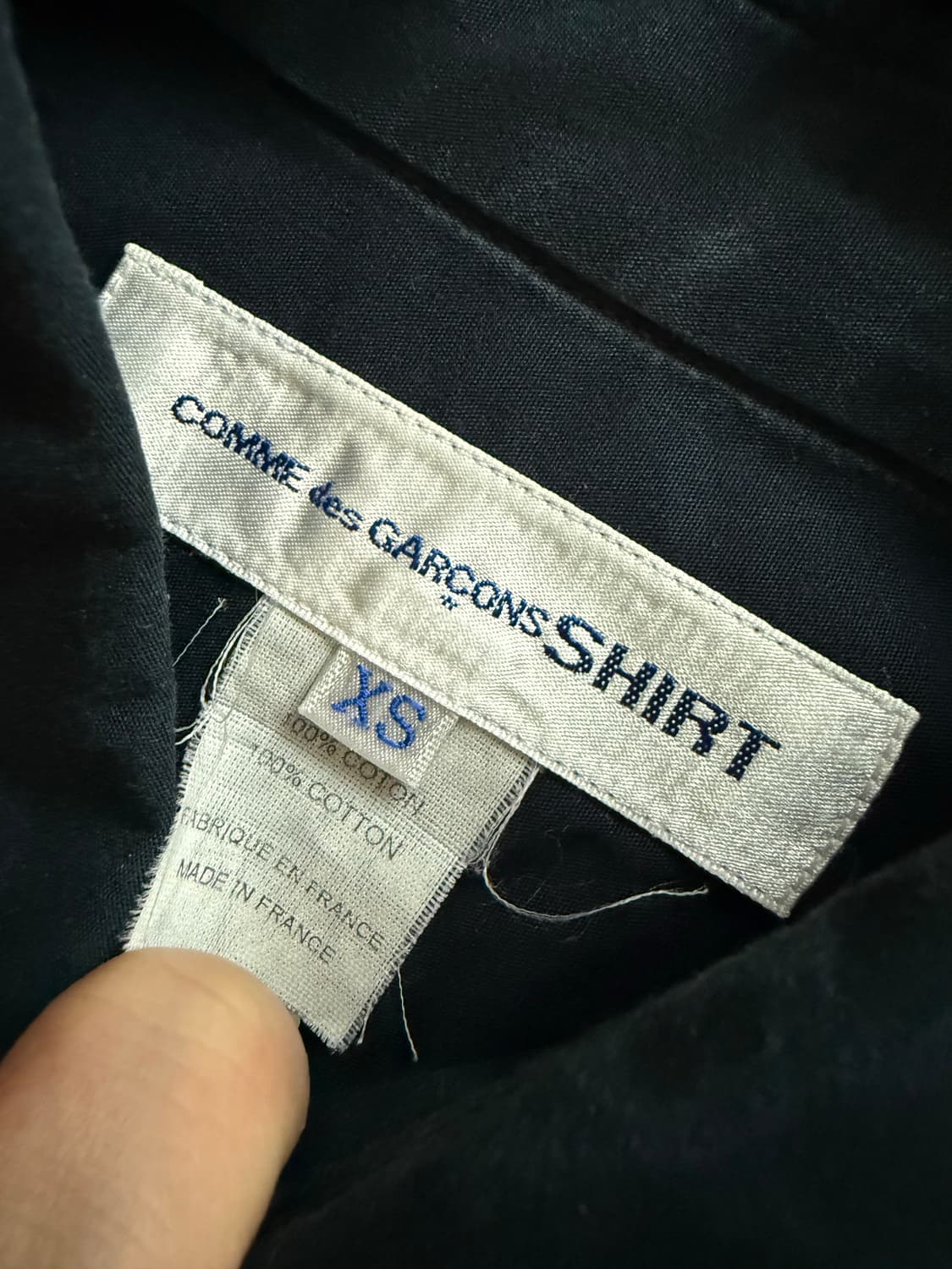 꼼데가르송 셔츠 라인 도킹 셔츠 상품이미지2