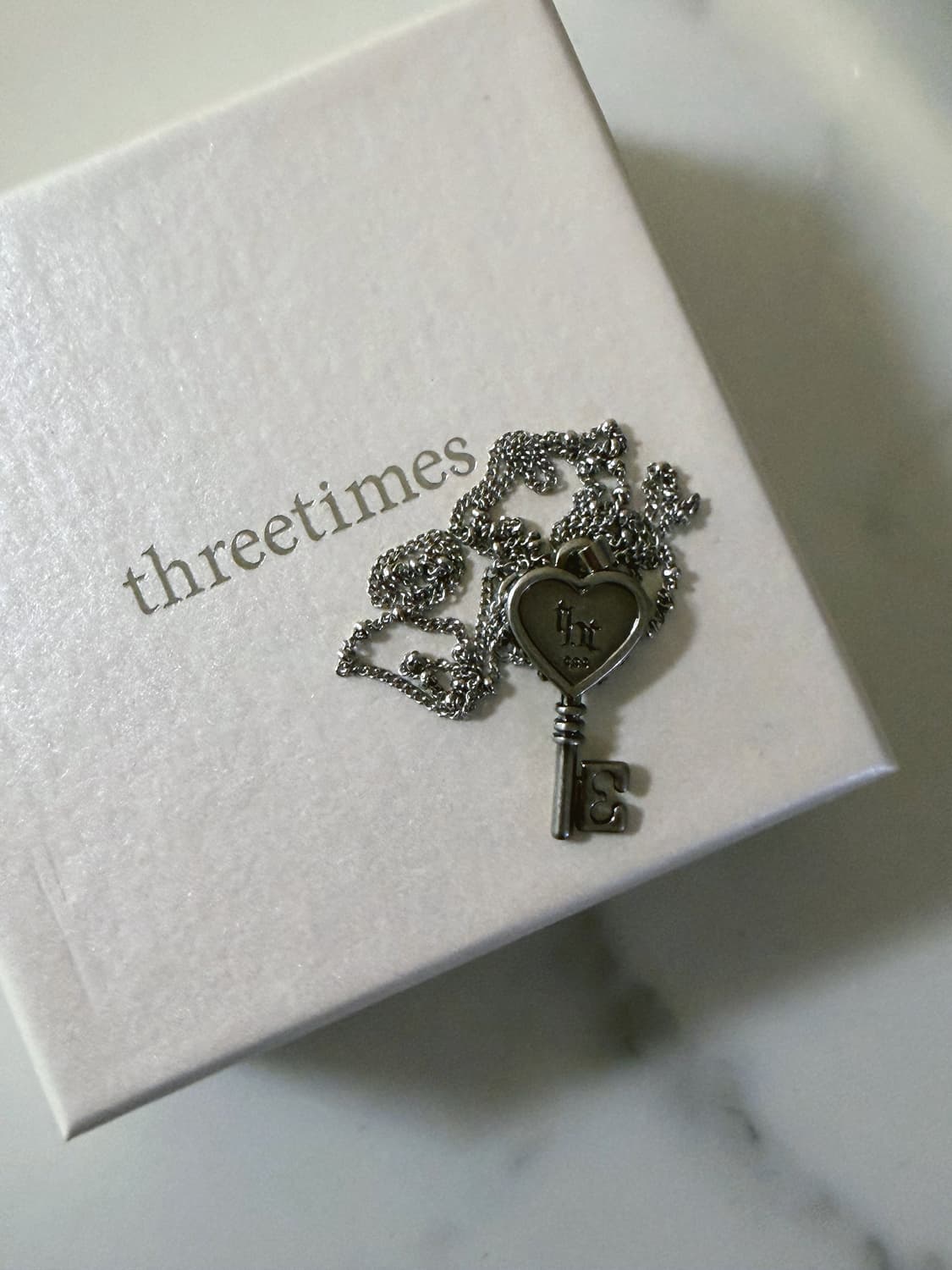 쓰리타임즈 이터널 목걸이 상품이미지1