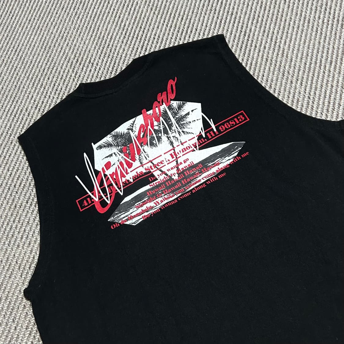 [L] Gainsboro 게인스보로 블랙 라운드 나시 상품이미지6