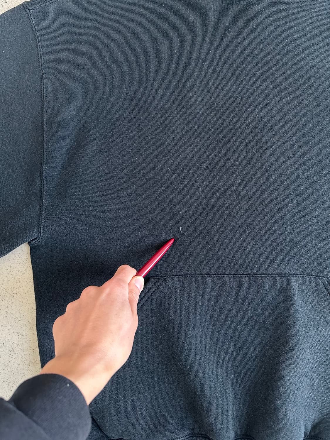 90s 빈티지 러셀 후드 블랙 M 상품이미지8