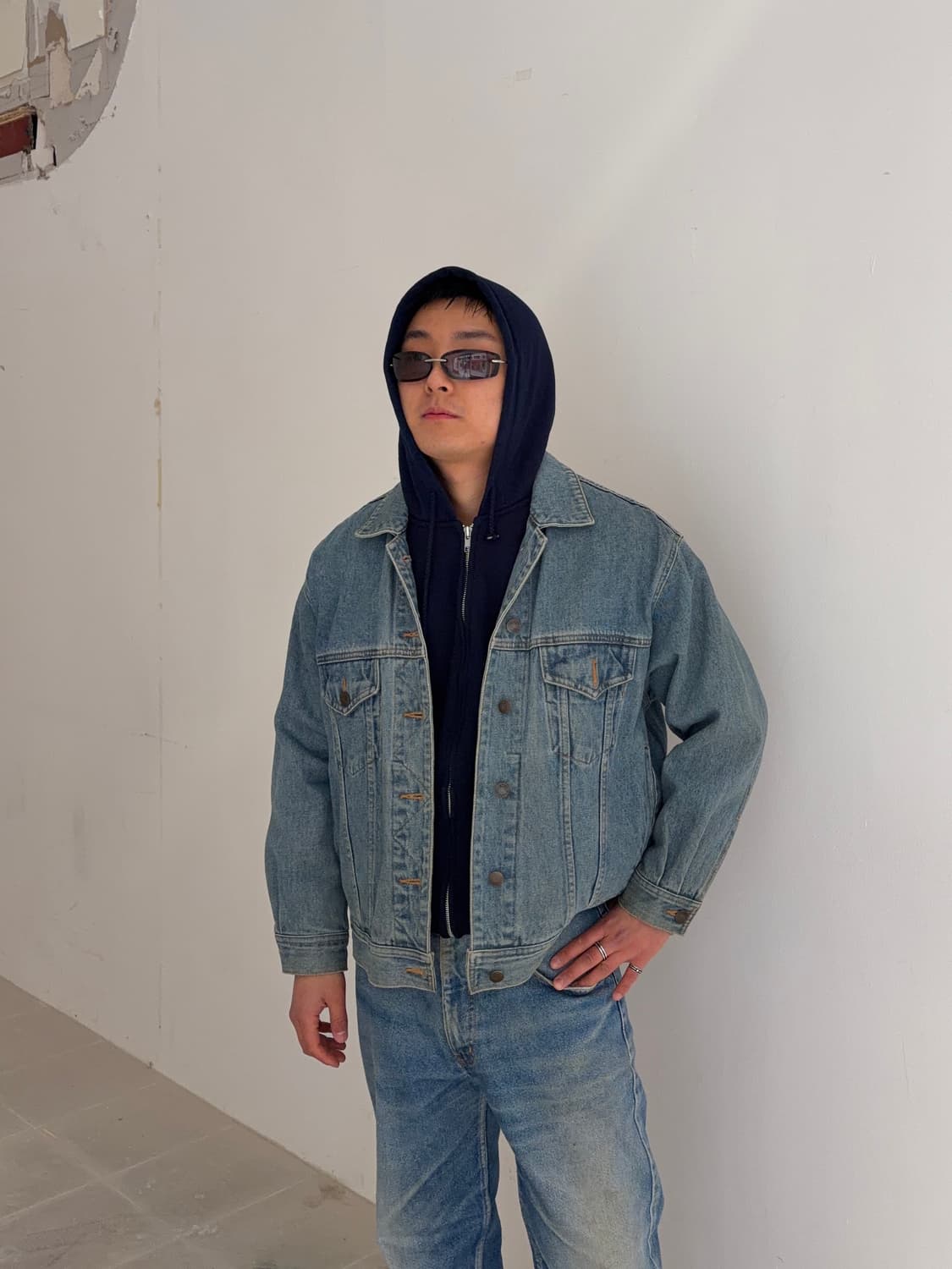 00’s Eddie Bauer type-3 denim trucker 상품이미지2