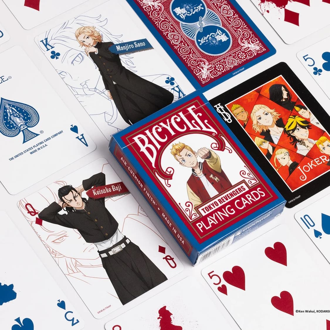 도쿄리벤저스 도리벤 바이시클 트럼프카드 플레잉카드 상품이미지2