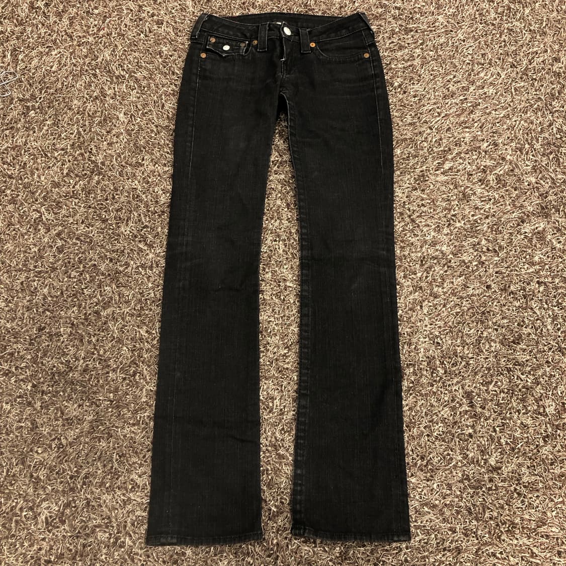 트루릴리전 Billy 빌리 블랙진 부츠컷 데님 팬츠 상품이미지5