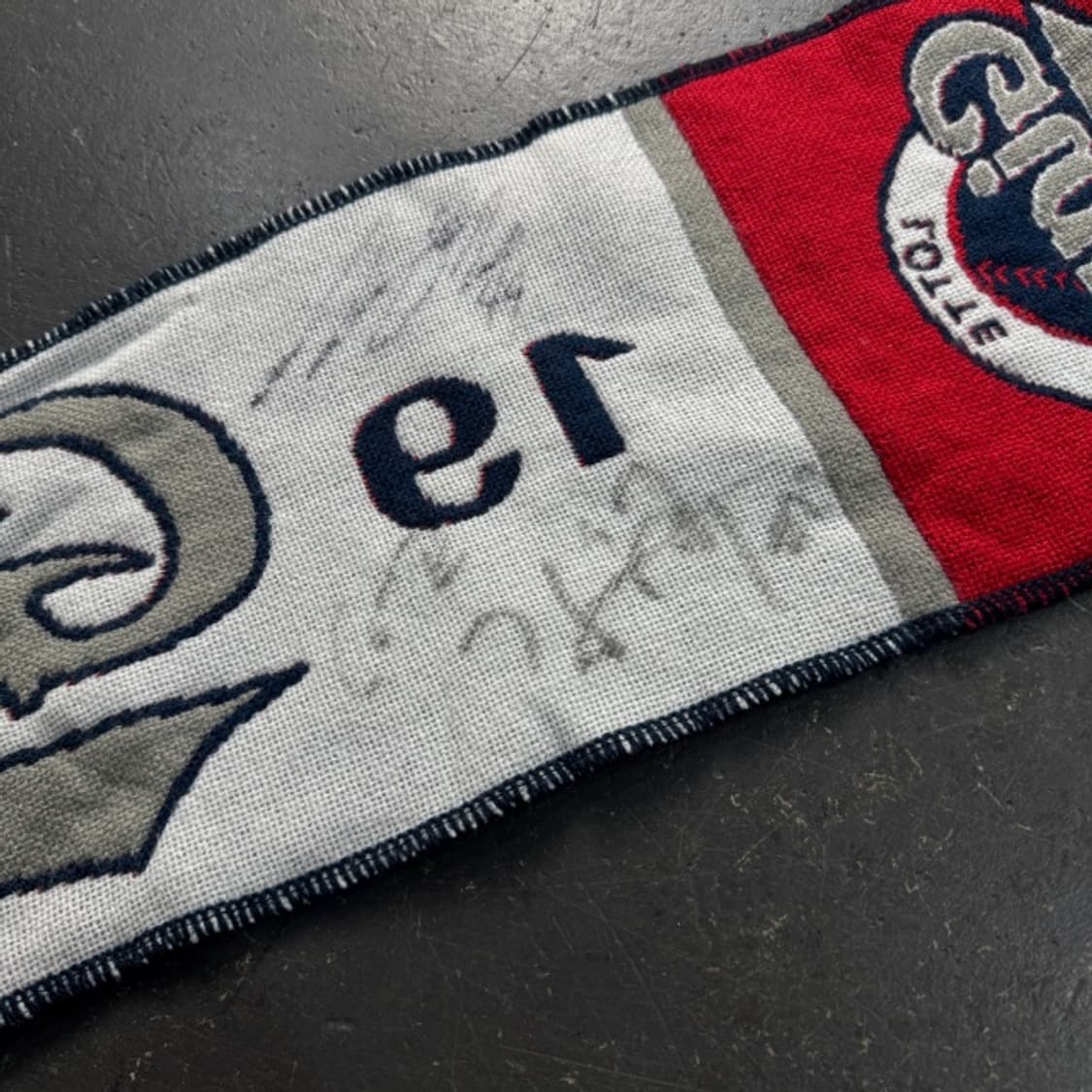 롯데자이언츠 친필 싸인 응원 머플러 상품이미지2