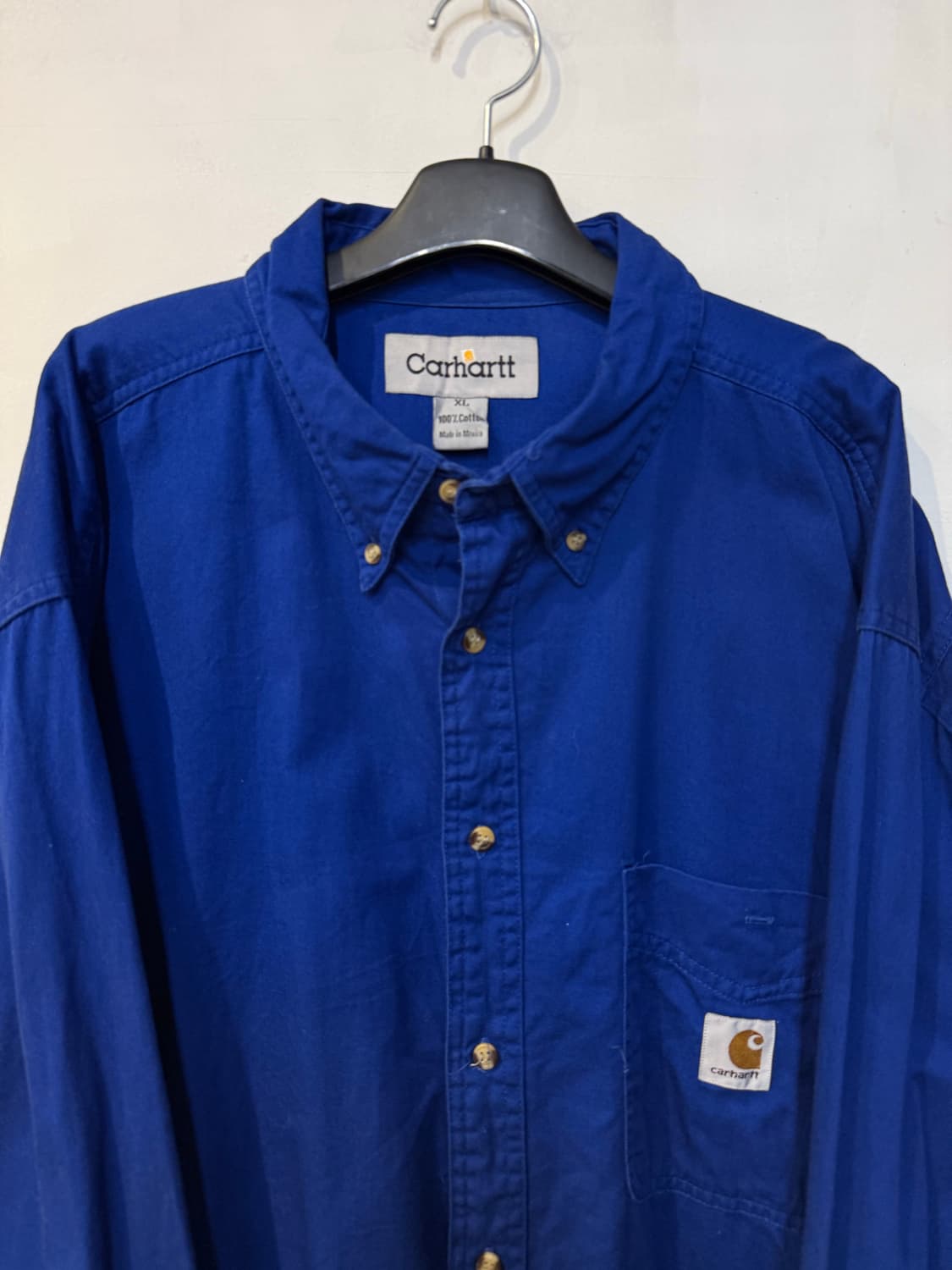 칼하트 블루 긴팔셔츠 상품이미지2