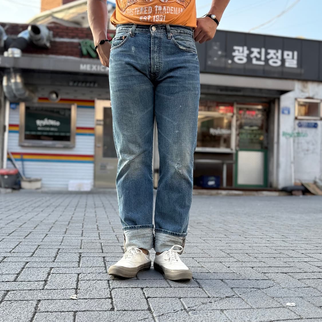 리바이스 501 데님 82/84 상품이미지8