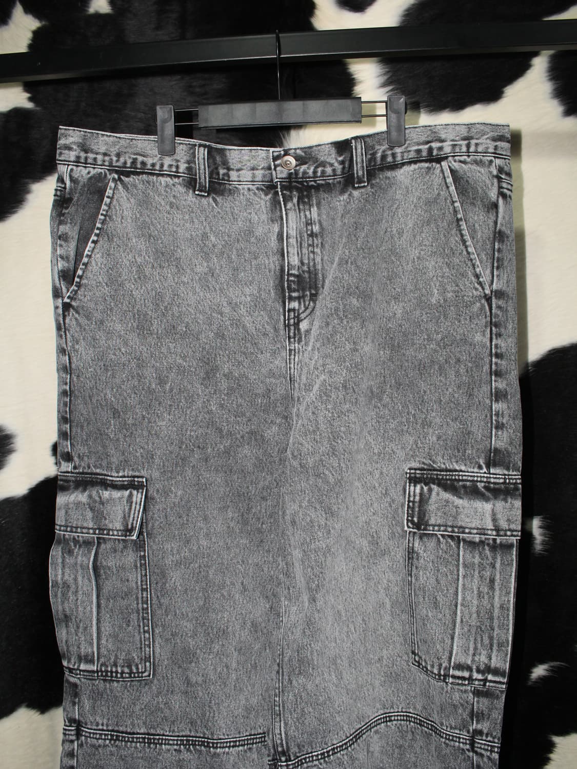 unknown Oversize Wide Cargo Denim Pants 상품이미지3