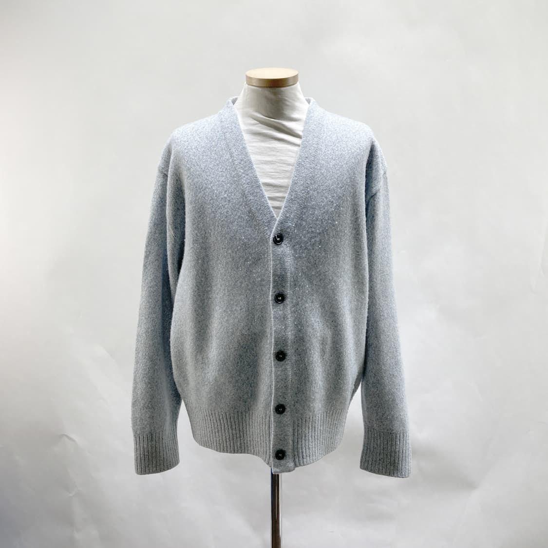 엘무드 남성순모니트가디건 48사이즈 상품이미지1