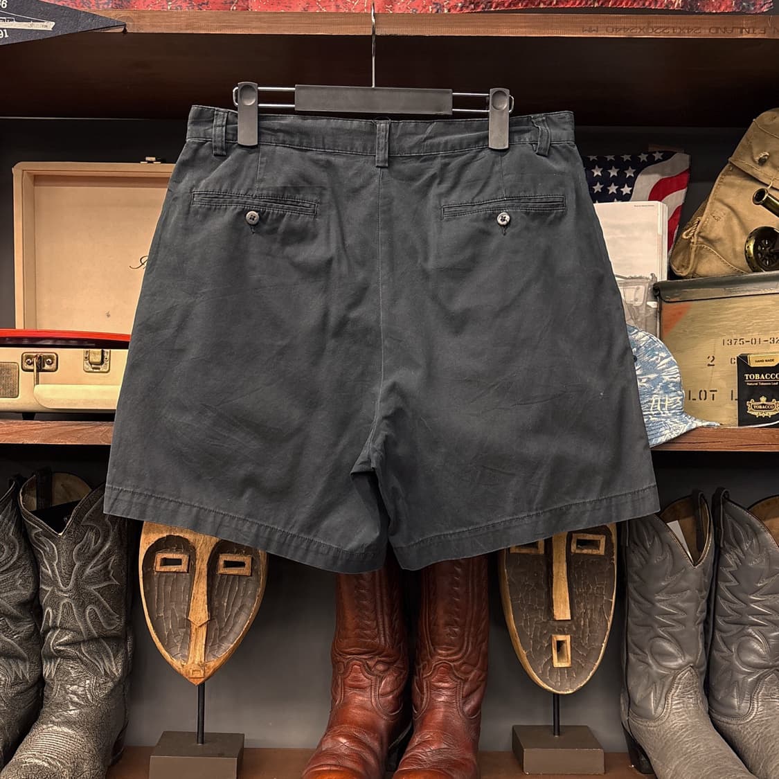 90s 폴로 랄프로렌 투턱 플리츠 앤드류 쇼츠 치노팬츠 N1118   상품이미지2