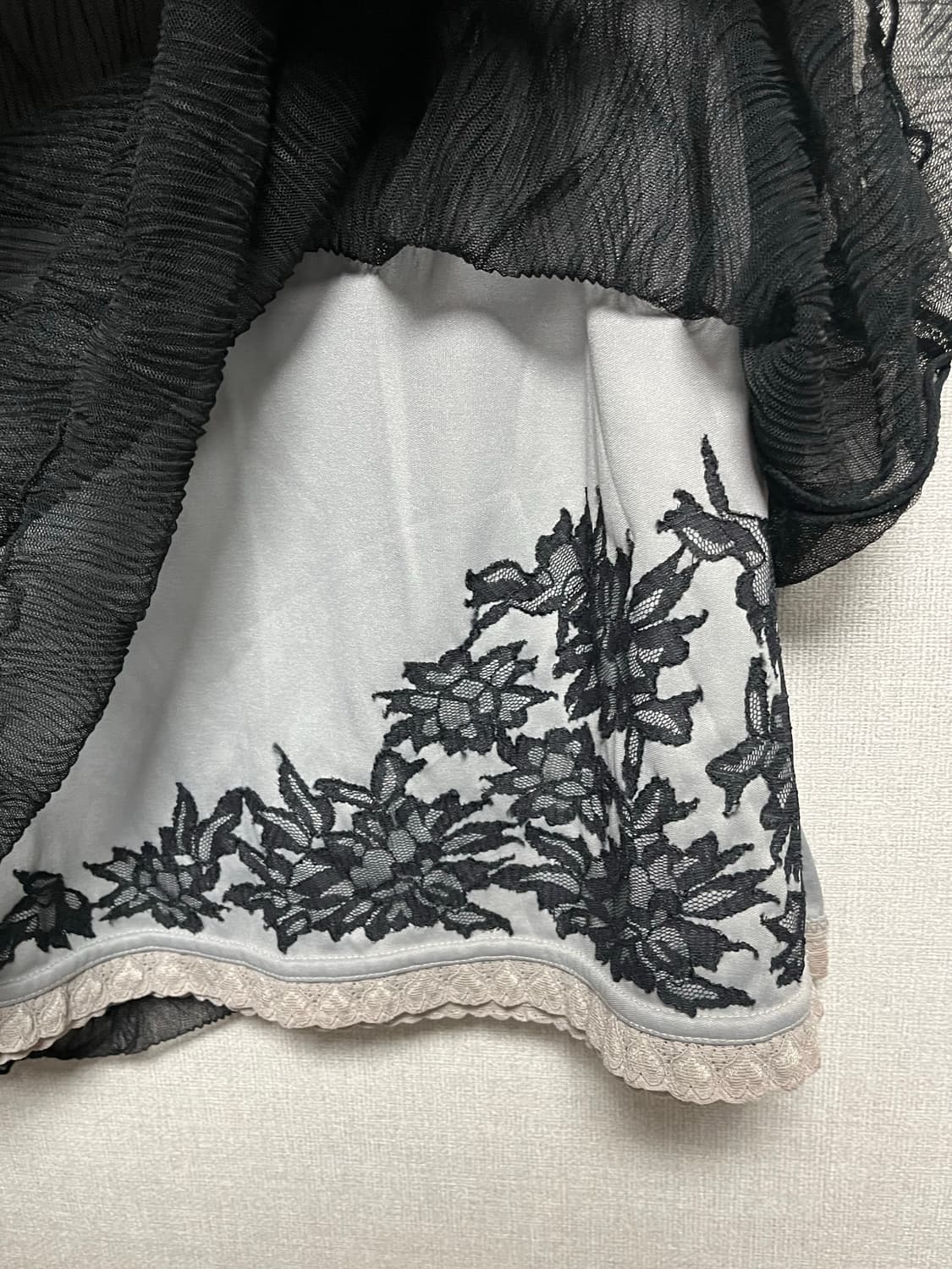 [오리엔탈 페어리] 블랙 레이스 롱스커트 상품이미지3