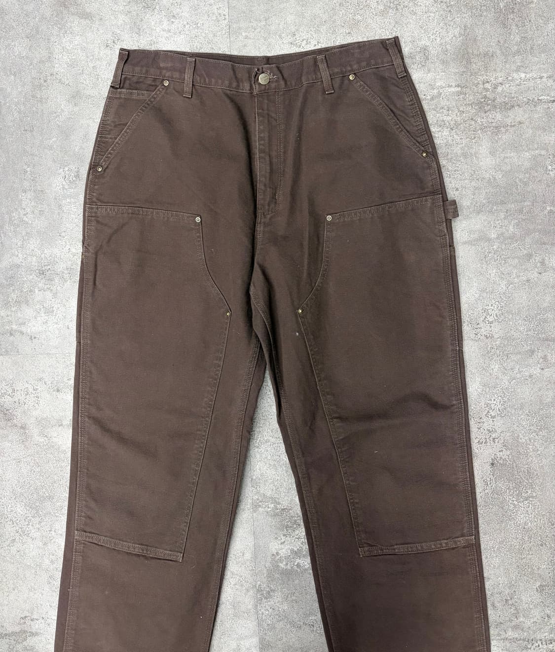 10s 칼하트 dkb 브라운 더블니 워크 팬츠 상품이미지4