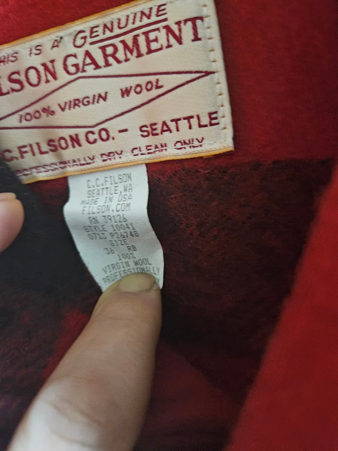 필슨 더블매키노 팝니다 상품이미지3