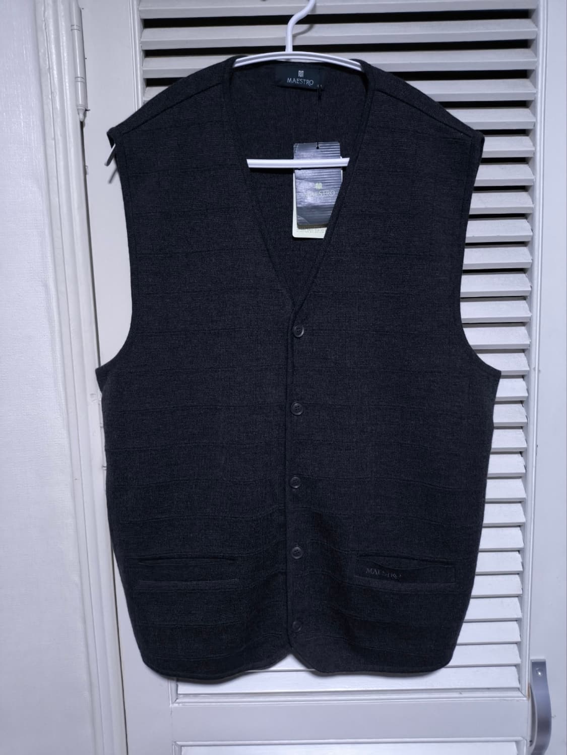 새거 100 마에스트로 모직 베스트 조끼 상품이미지1