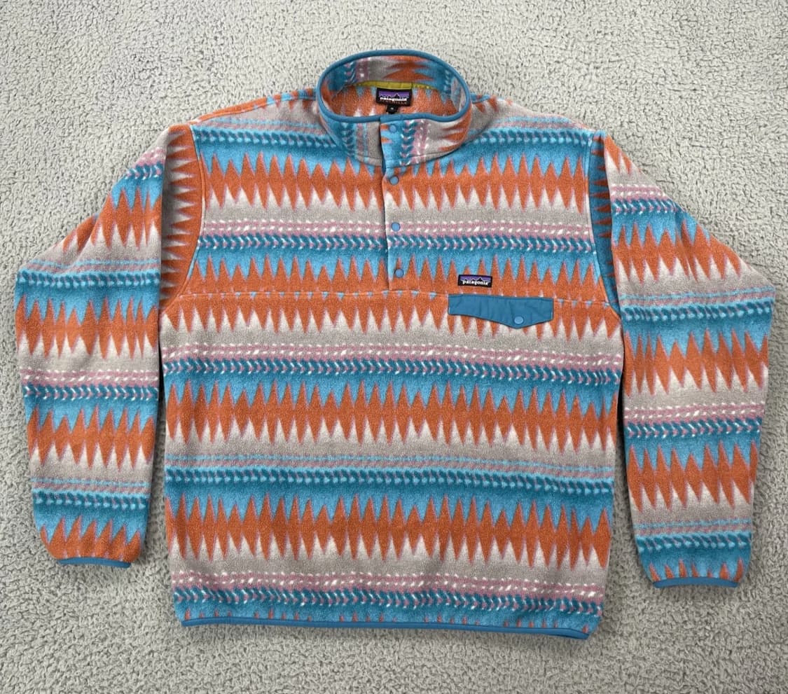 17FW 파타고니아 신칠라 스냅-T 아즈텍 패턴 상품이미지1