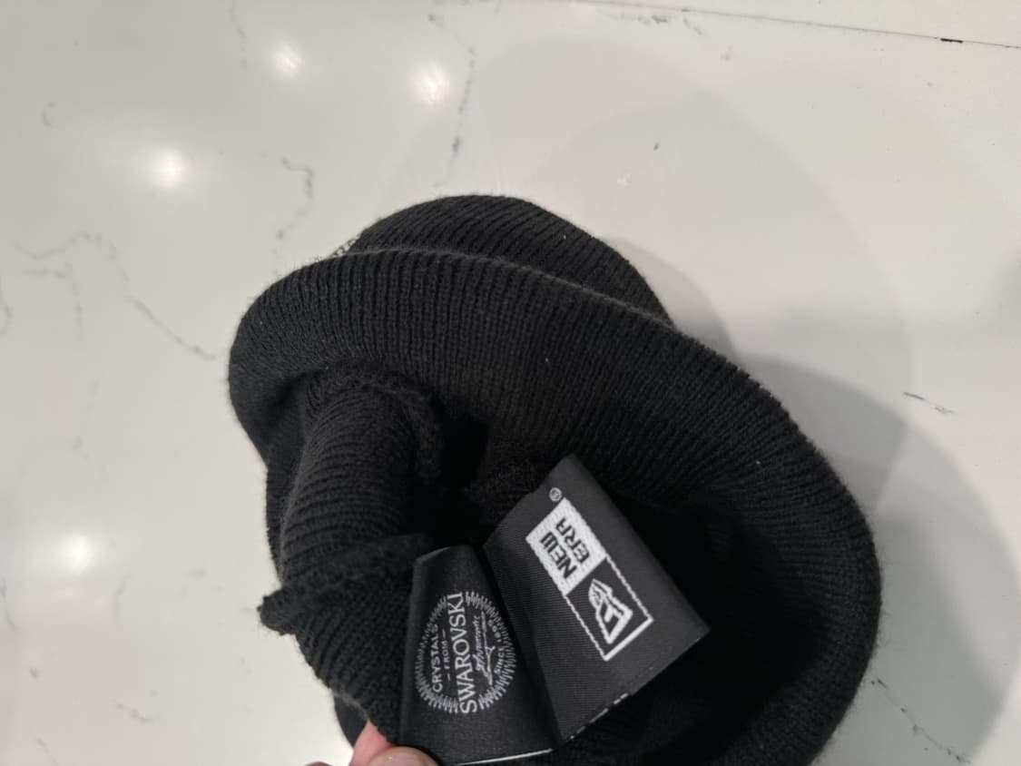 슈프림 뉴에라 스와로브스키 S 로고 비니 블랙 상품이미지4