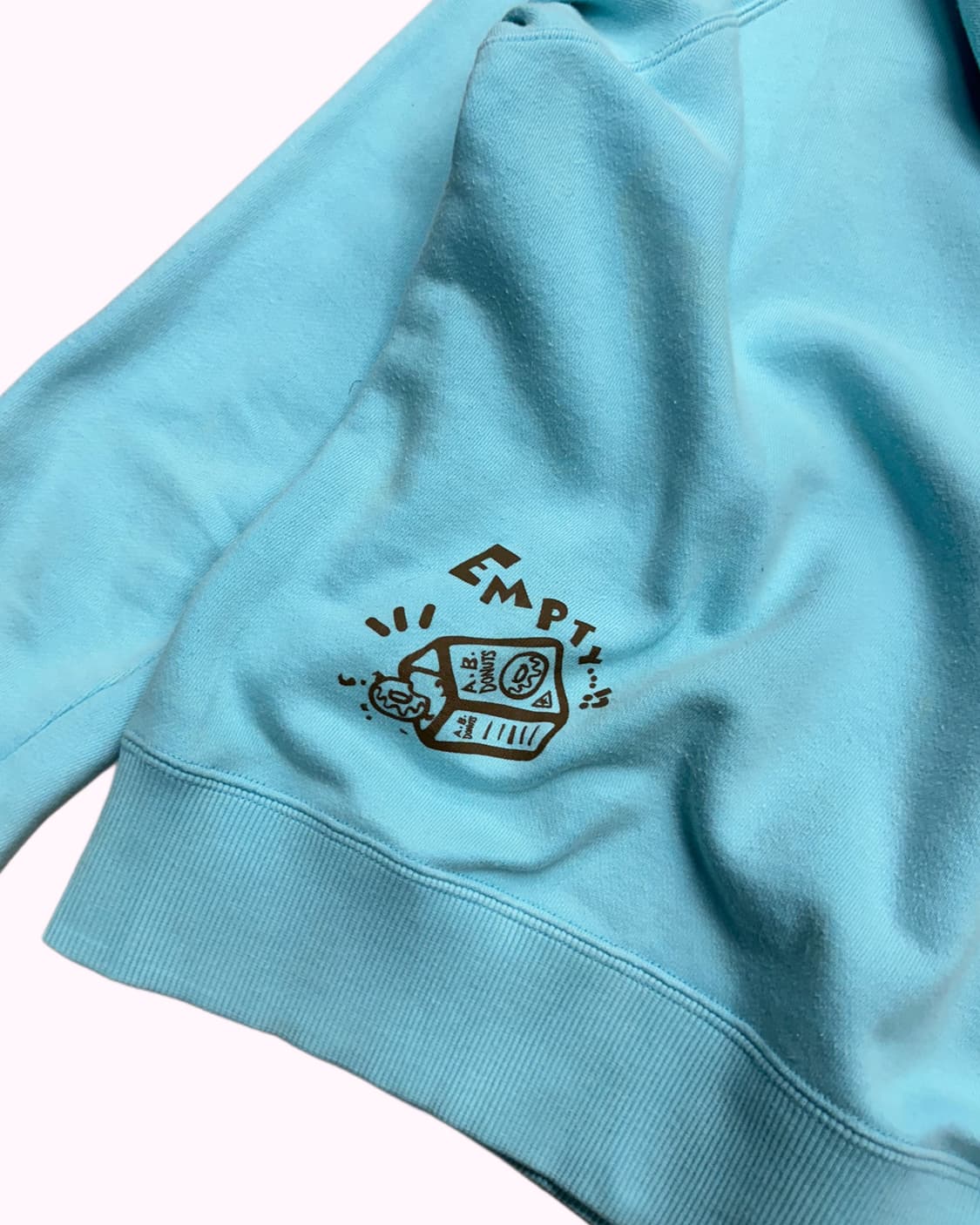 kitsch blue crop hood t-shirt 상품이미지5