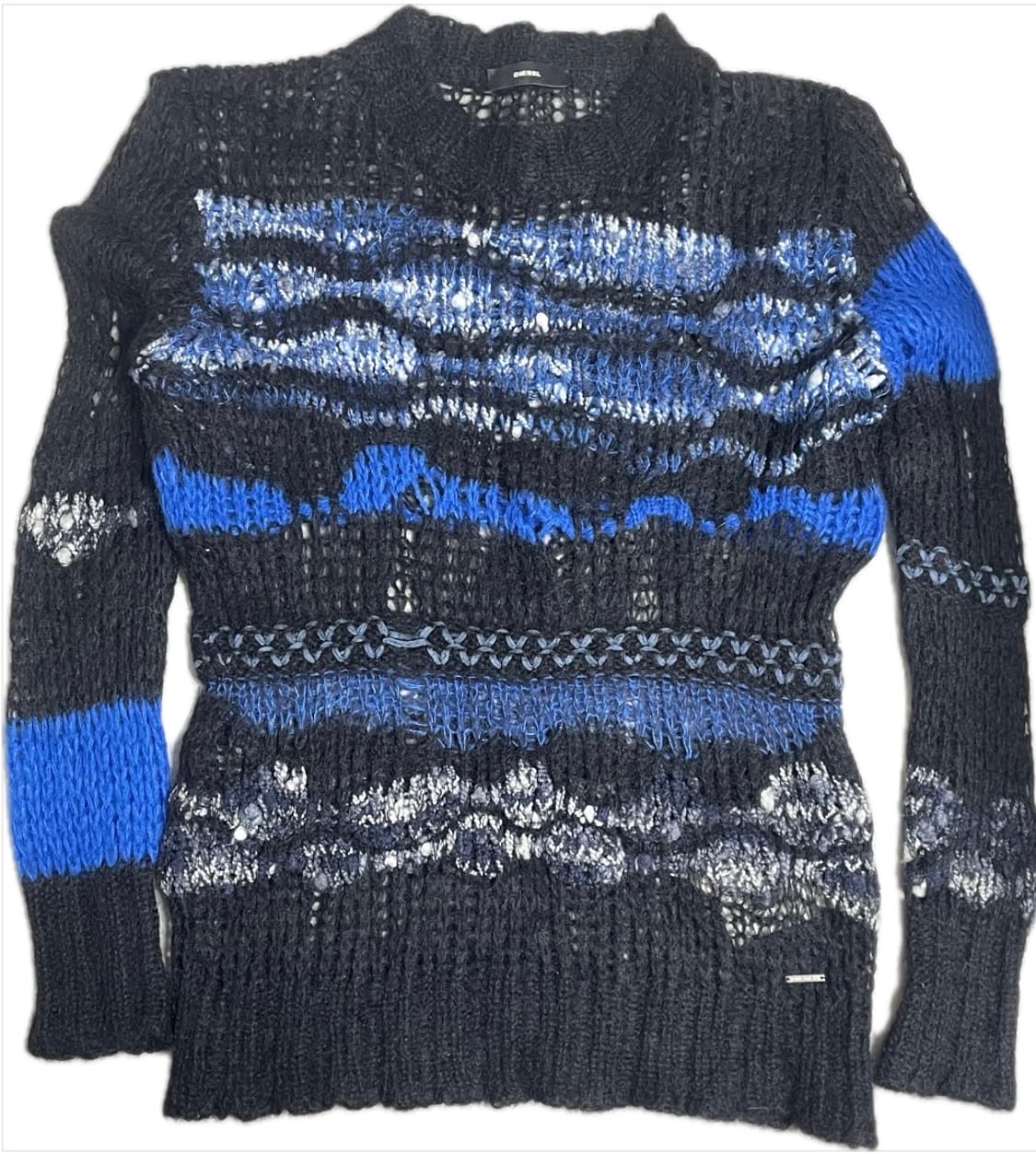 Diesel 모헤어 블루 니트 상품이미지1