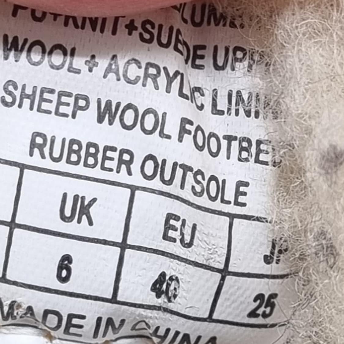 베어파우 양털부츠250 굽5 상품이미지6