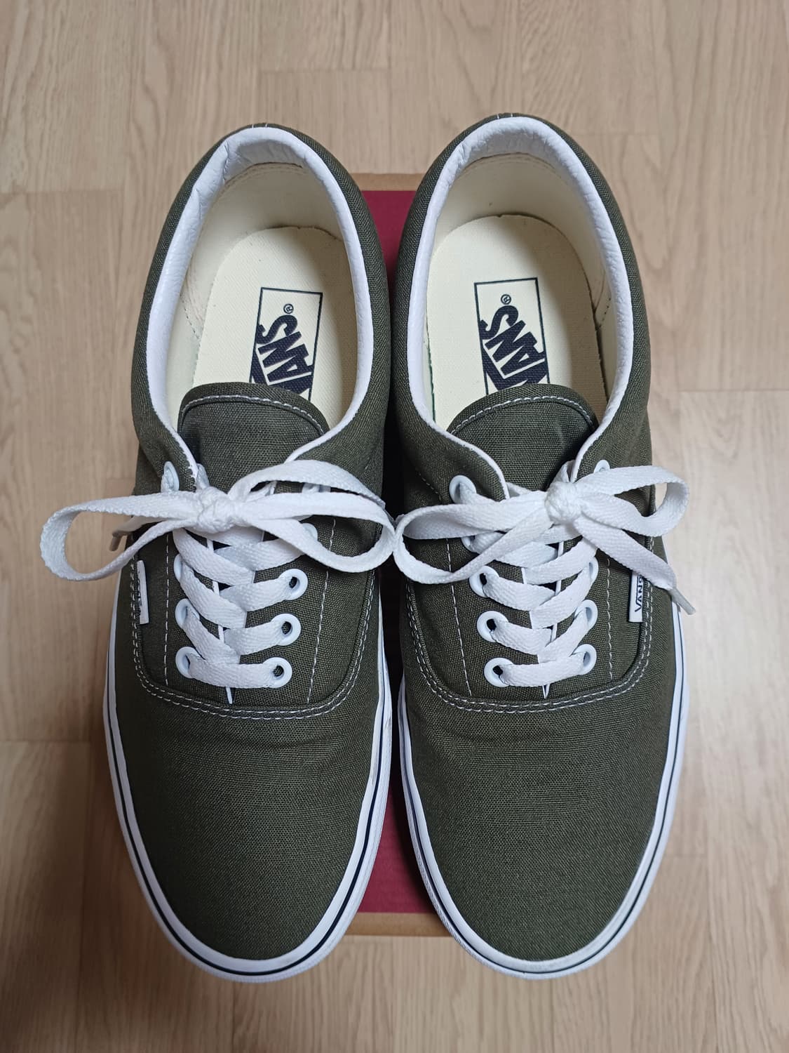 270 반스 에라 올리브 카키 캔버스 스니커즈 어센틱 Vans 신발 상품이미지7