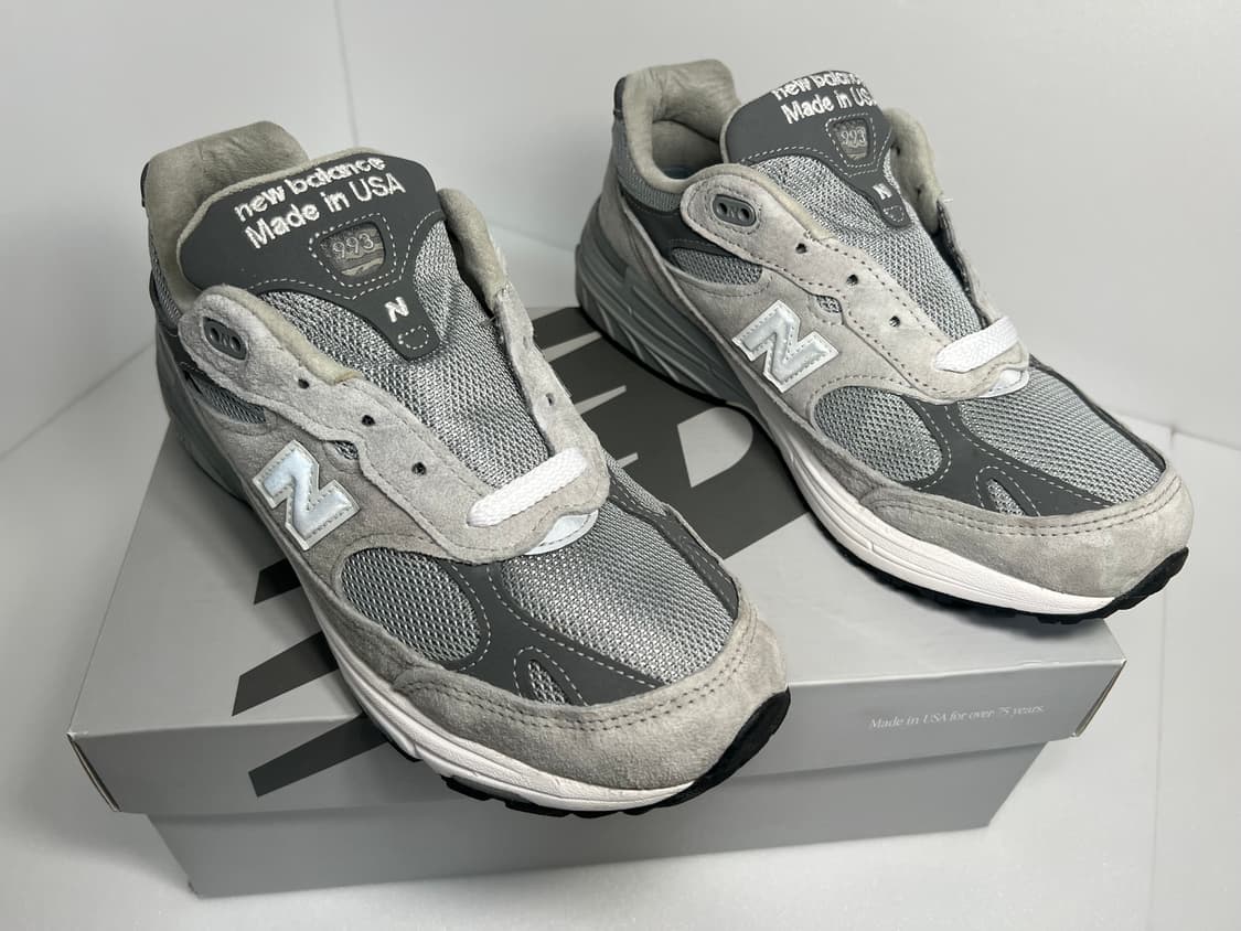 [W260] 뉴발란스 993 메이드인 USA B 그레이 상품이미지4