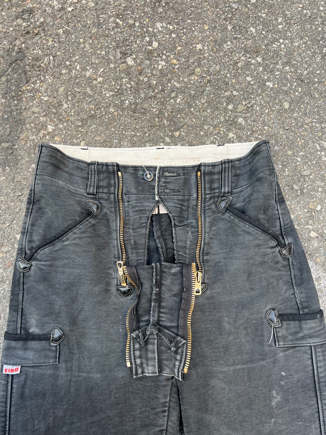 80s GERMANY LOGGER BLACK MOLESKIN 몰스킨팬츠 상품이미지6