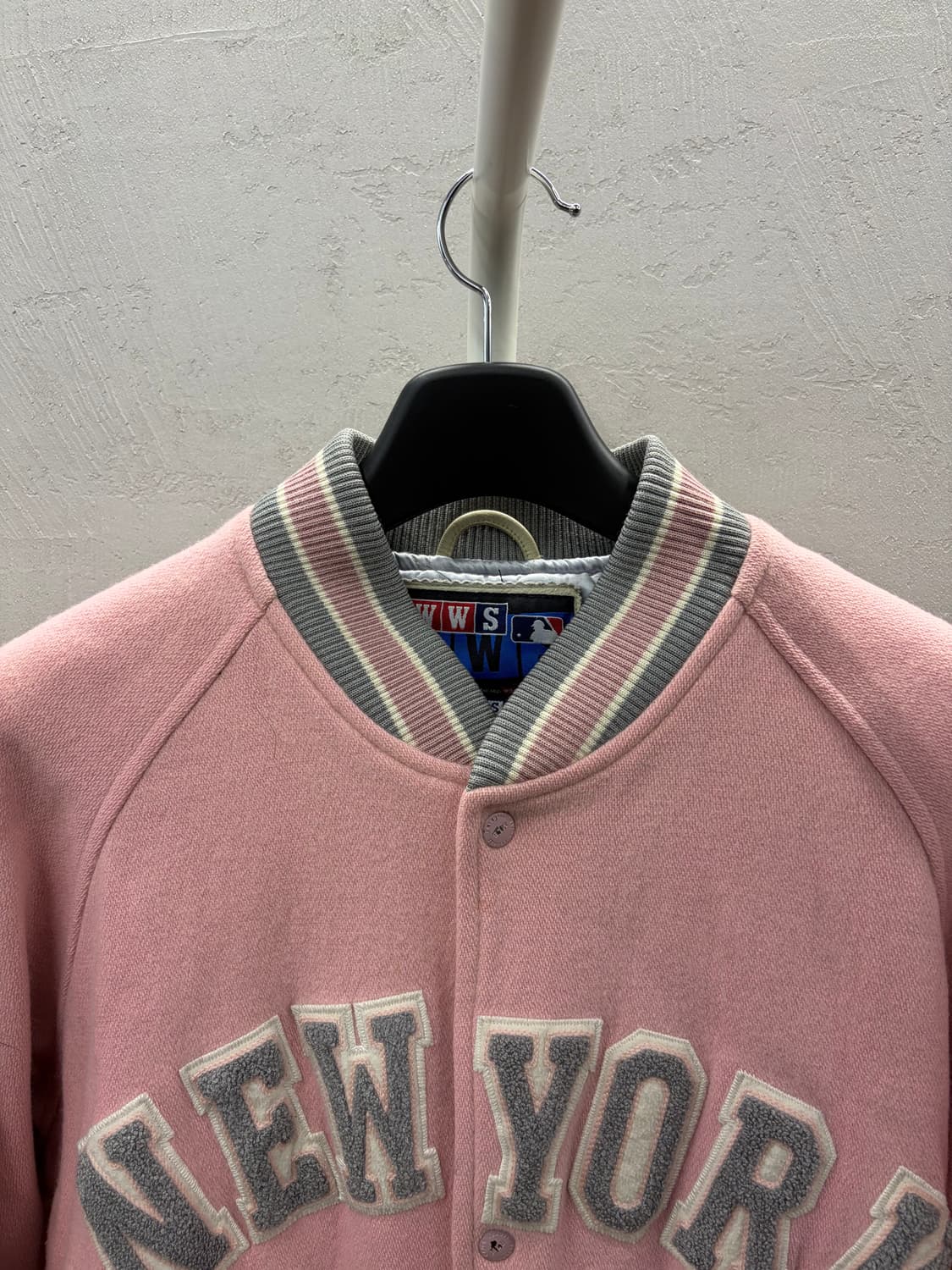 MLB 뉴욕 야구 점퍼 핑크 100-105 상품이미지3