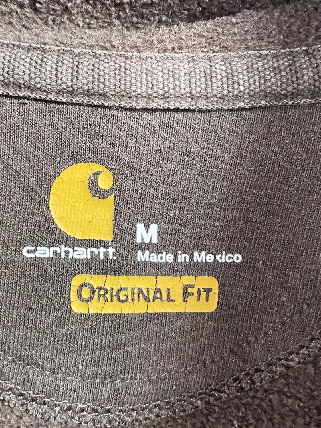 칼하트 오리지널핏 브라운 후드티 (on.53) 상품이미지5