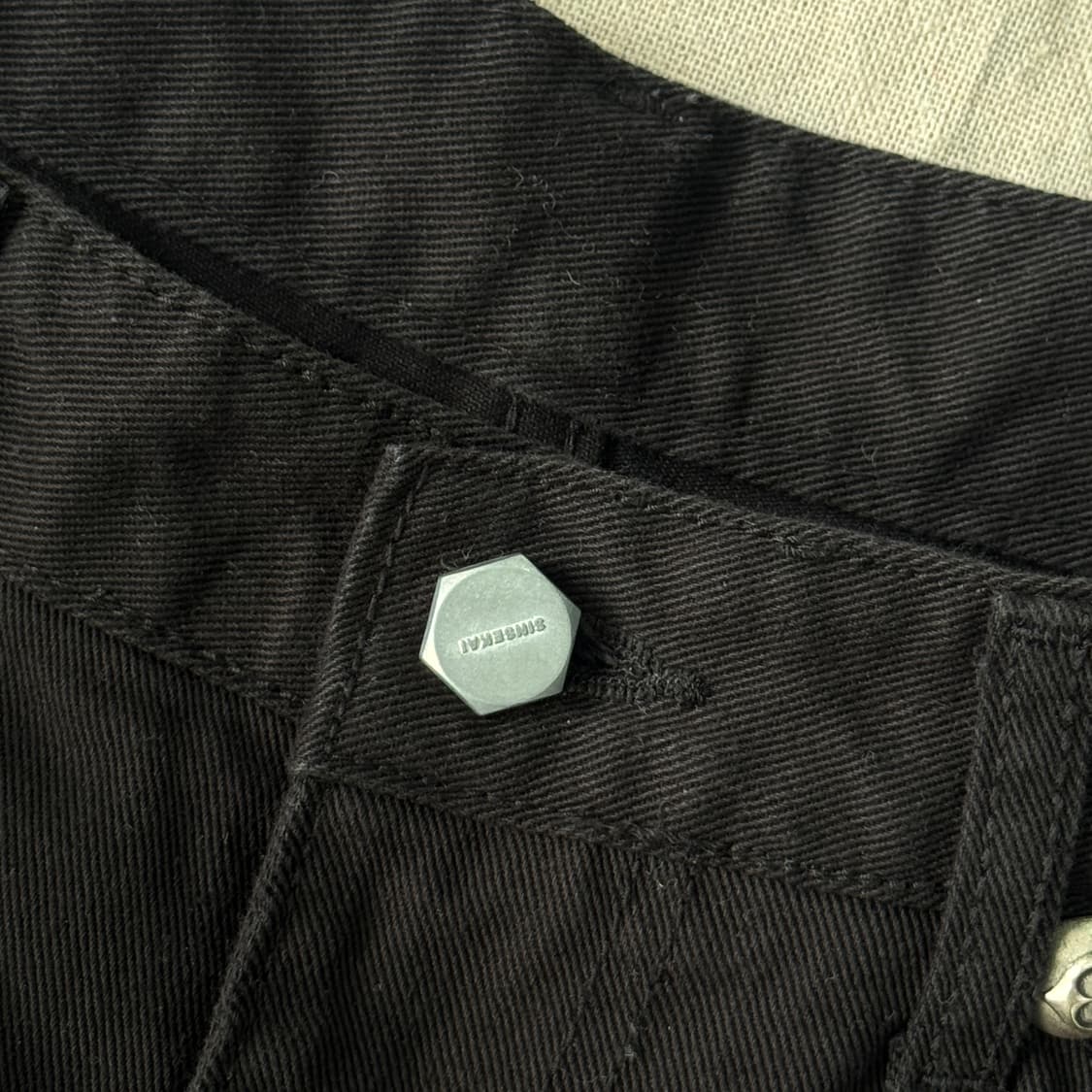 떠그클럽 리벳 카펜터 블랙 팬츠 L 상품이미지6