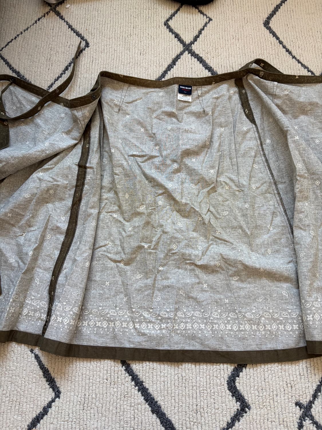 페이즐리 롱 스커트  상품이미지3