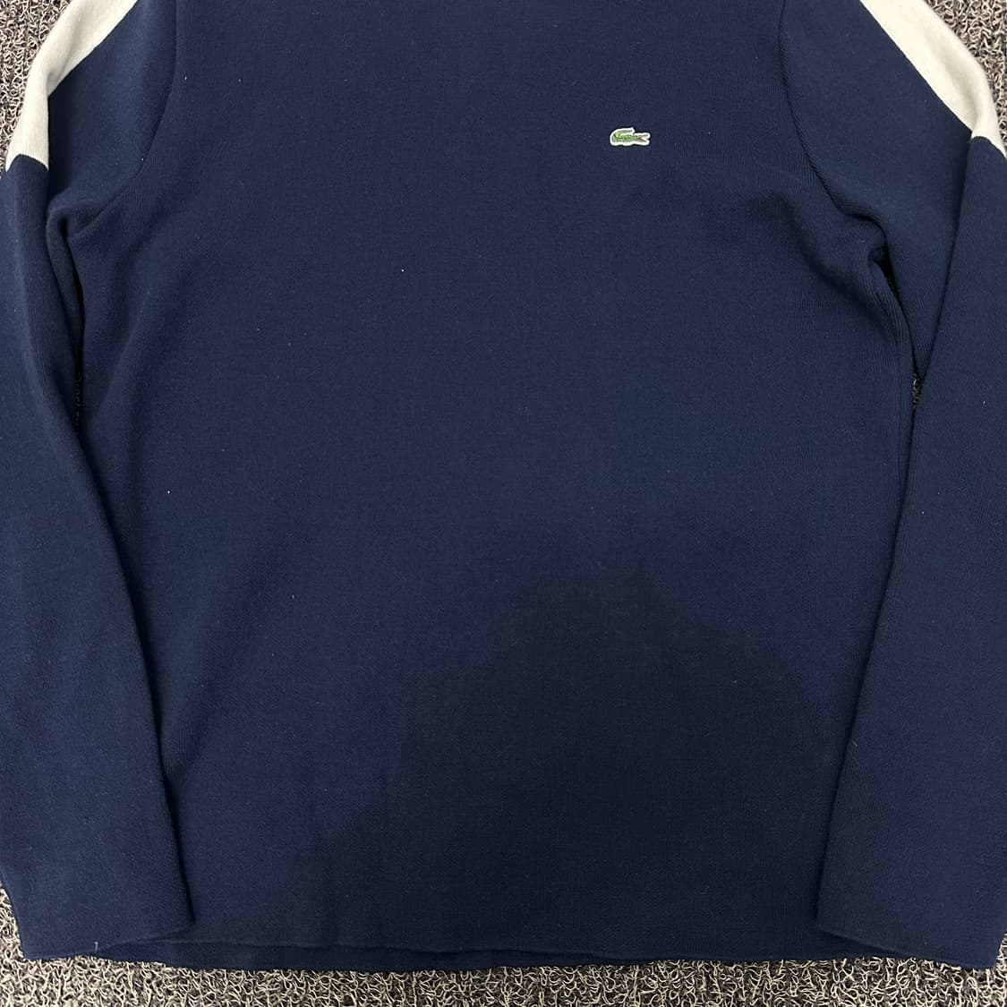 라코스테 스웨터 니트 투톤 네이비 L 상품이미지3