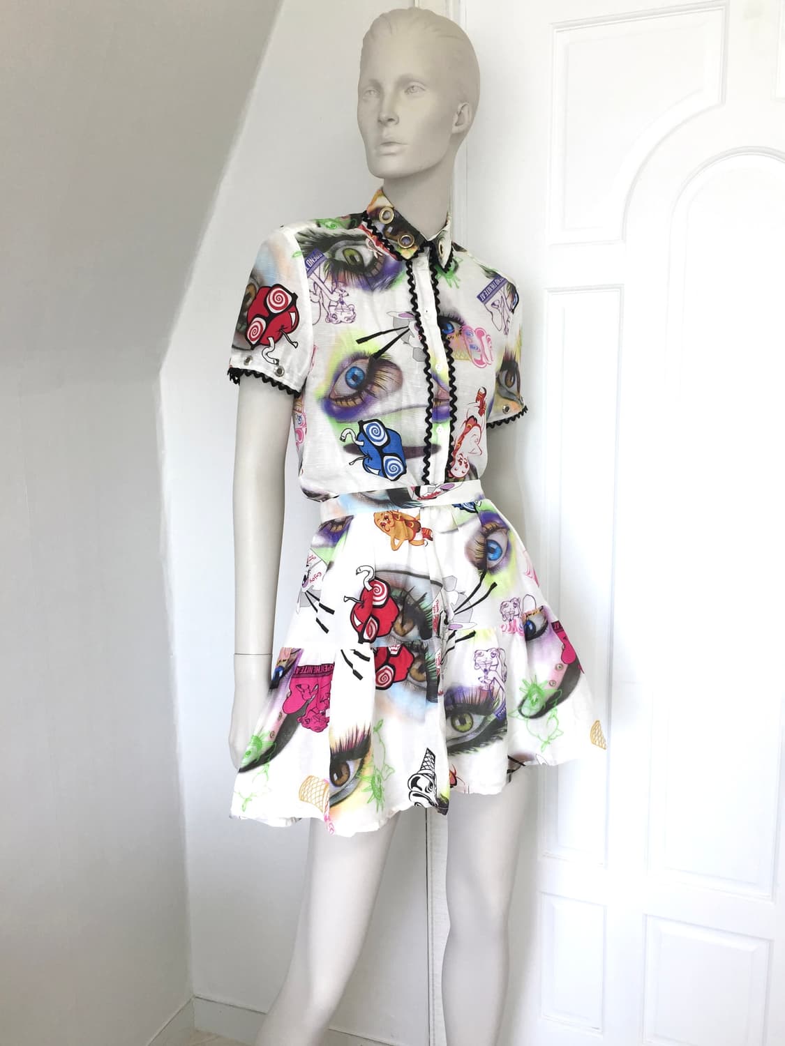 Kenzo Eye print Silk set-up 상품이미지1